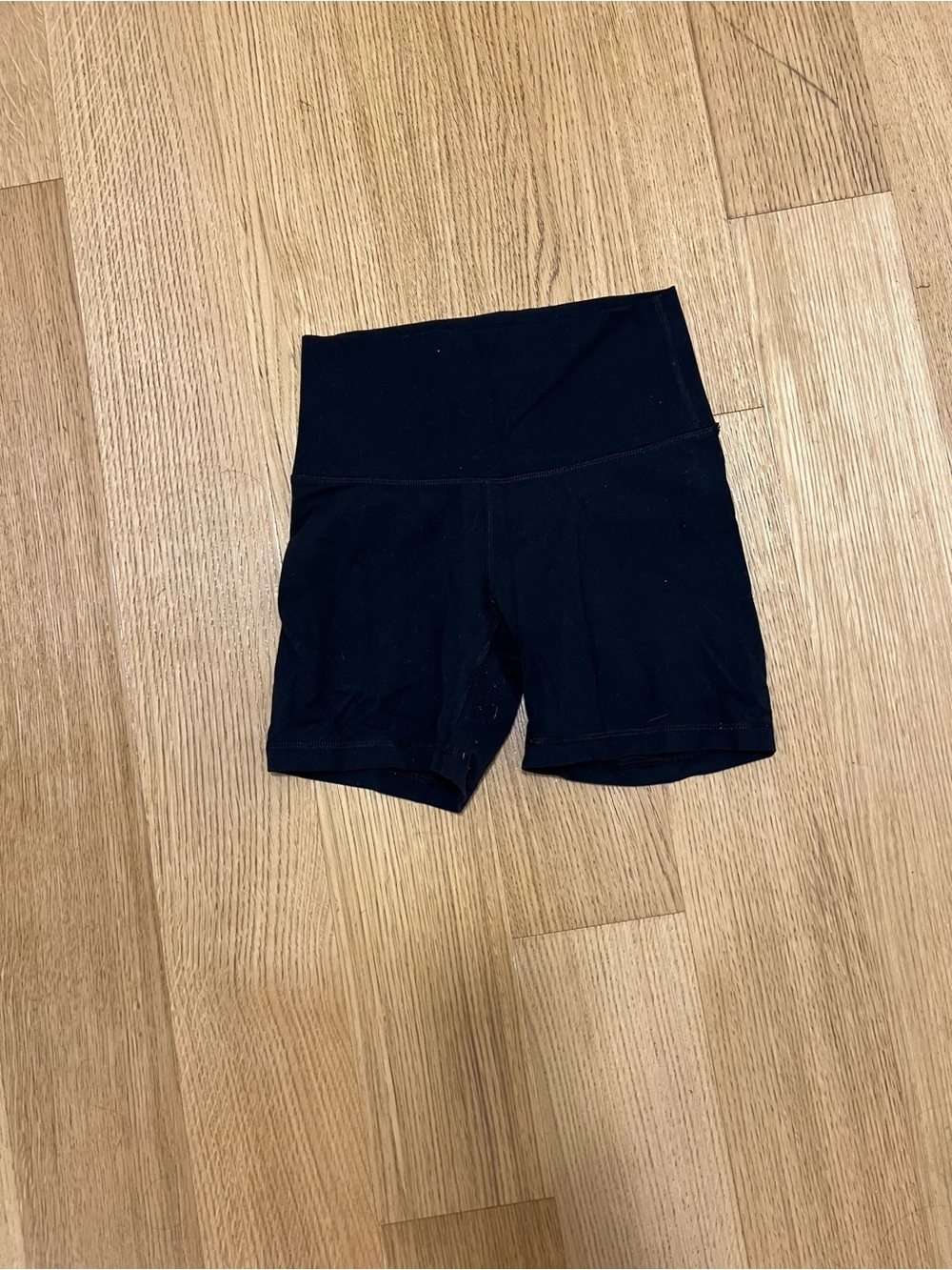 TNA Black High-Waist Bike Shorts